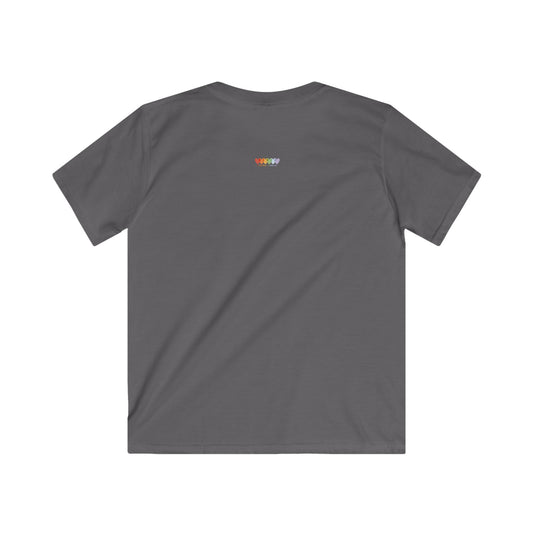 Childrens Charcoal Grey Light Blend Softstyle T Shirt