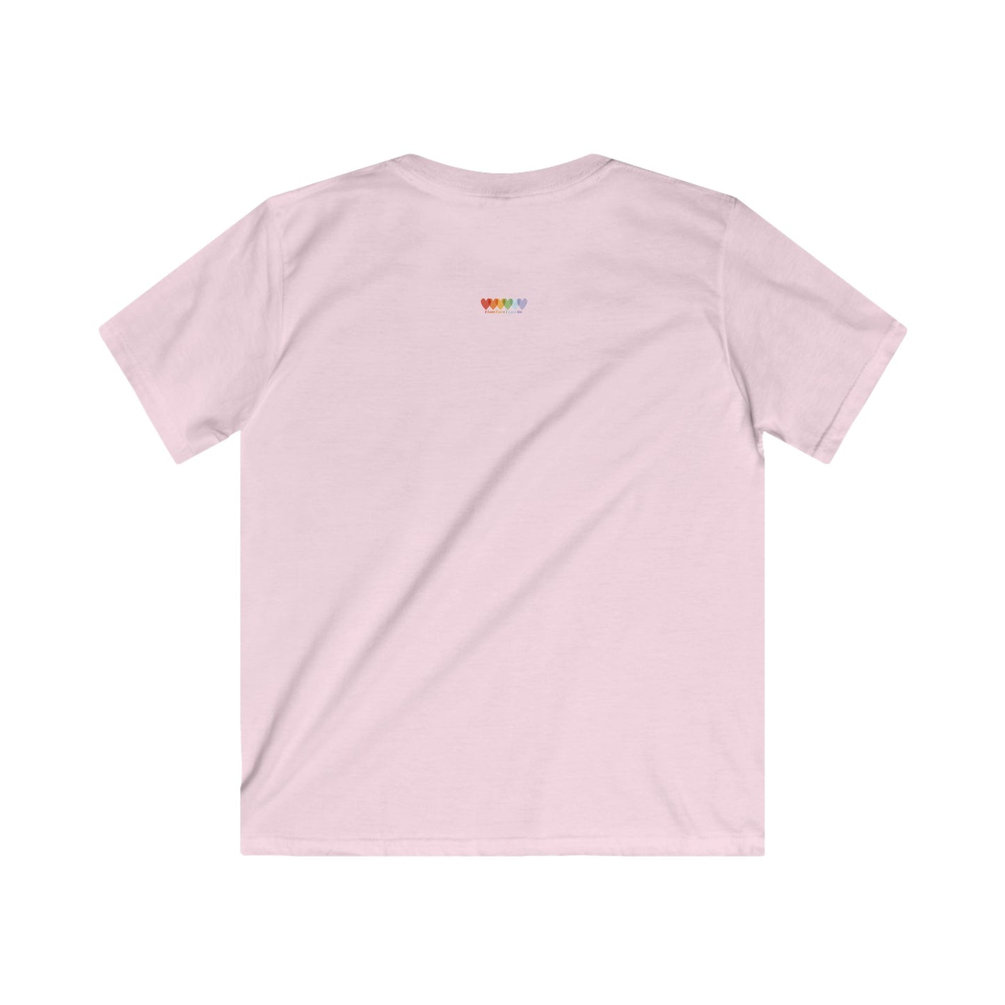 Childrens Light Pink Light Blend Softstyle T Shirt