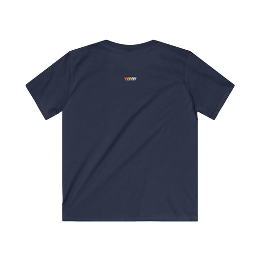 Childrens Navy Blue Light Blend Softstyle T Shirt