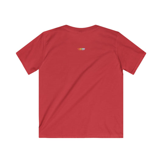 Childrens Fire Red Light Blend Softstyle T Shirt