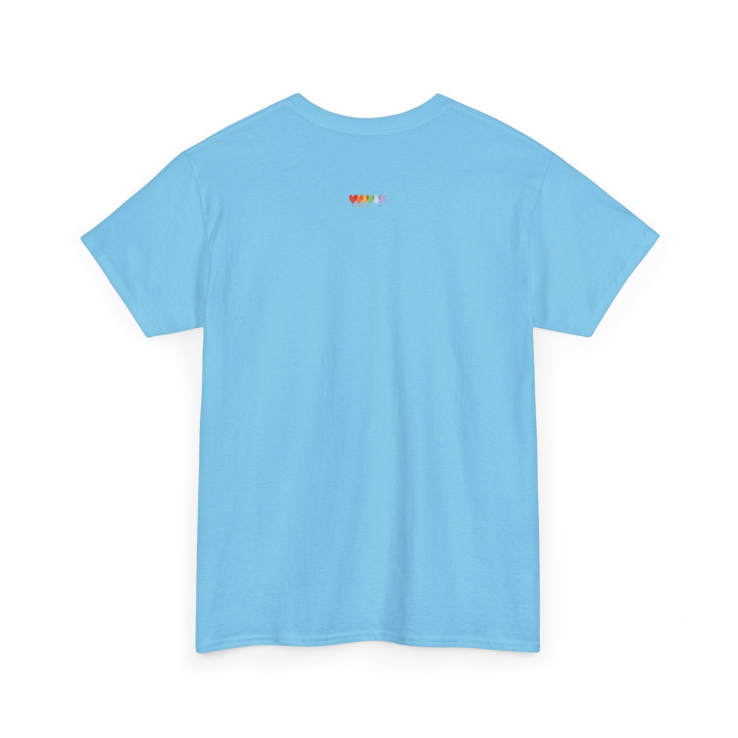 Unisex Sky Blue Medium Blend Cotton Short Sleeve T Shirt