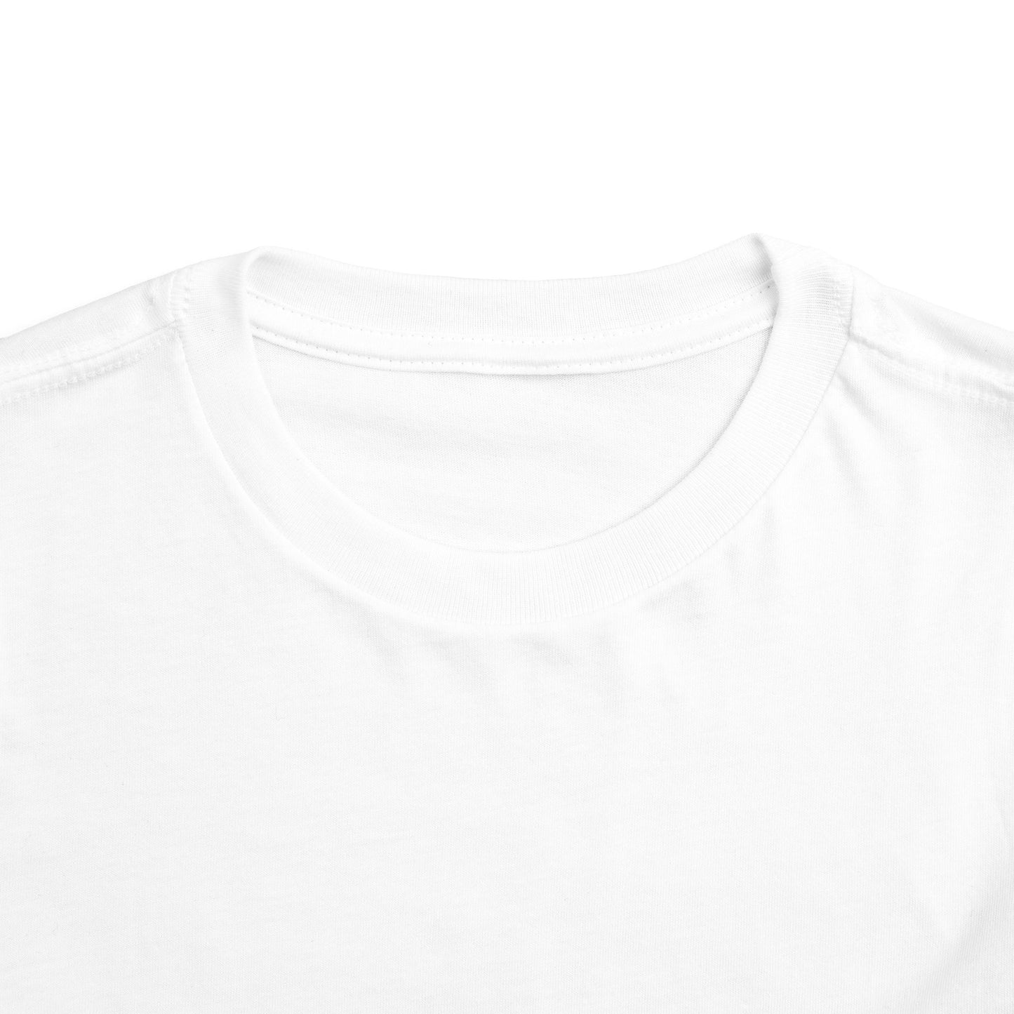 Toddler's White Short Sleeve Light Blend T Shirt