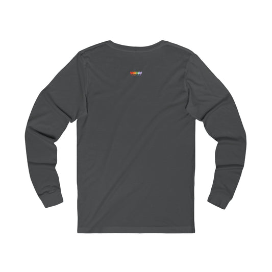 Unisex Dark Grey Jersey Long Sleeve Light Blend T Shirt