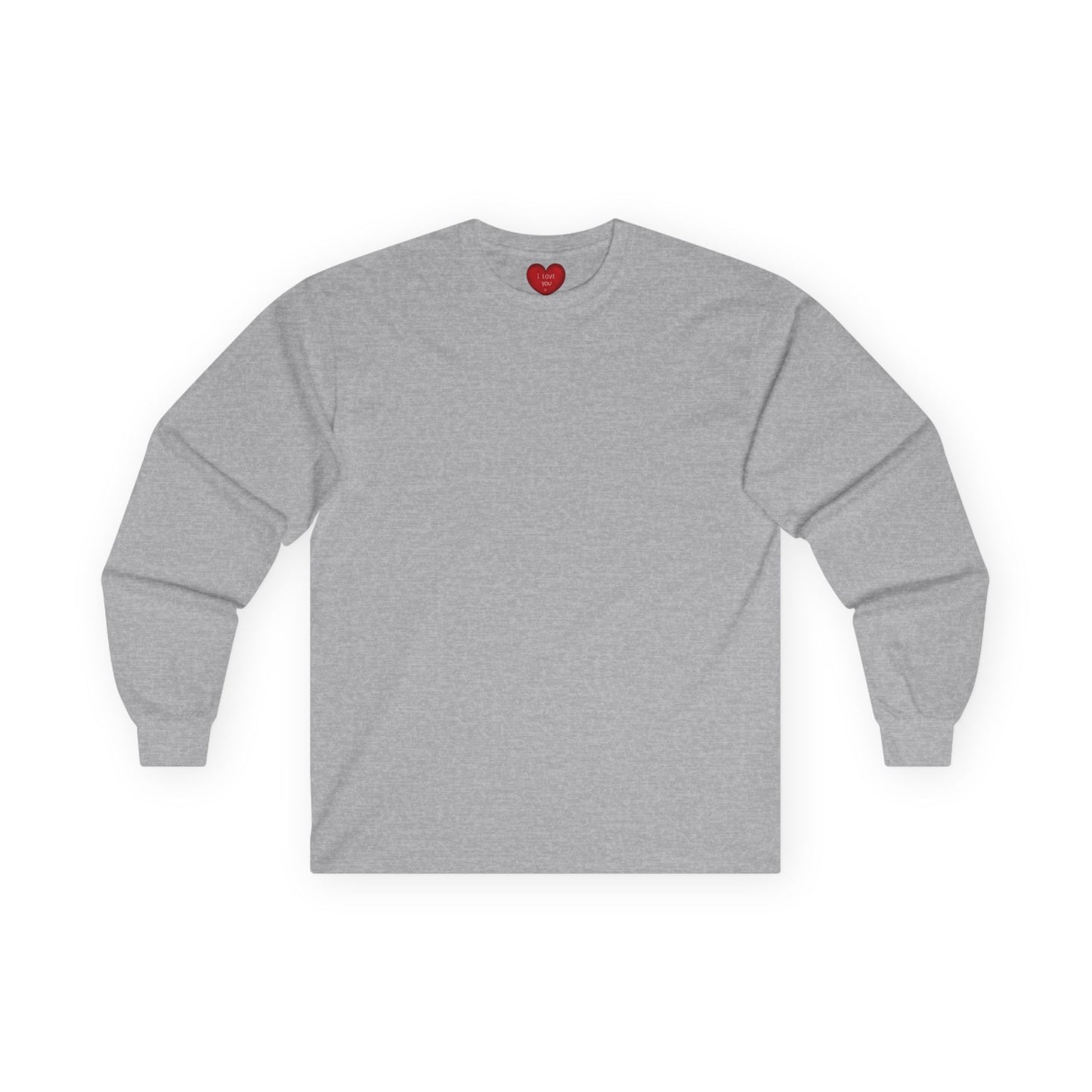 HEART I Love You - Unisex Ultra Cotton Long Sleeve Tee