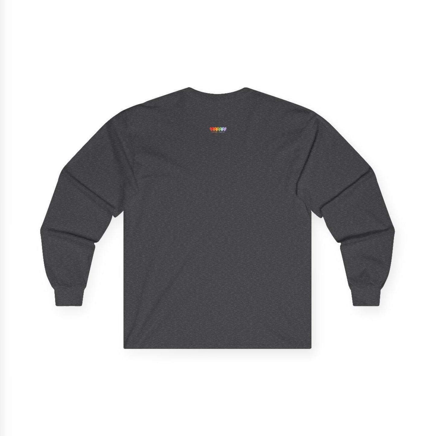 Unisex Ultra Cotton Dark Grey Long Sleeve Medium Blend T Shirt