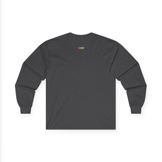 Unisex Ultra Cotton Dark Grey Long Sleeve Medium Blend T Shirt