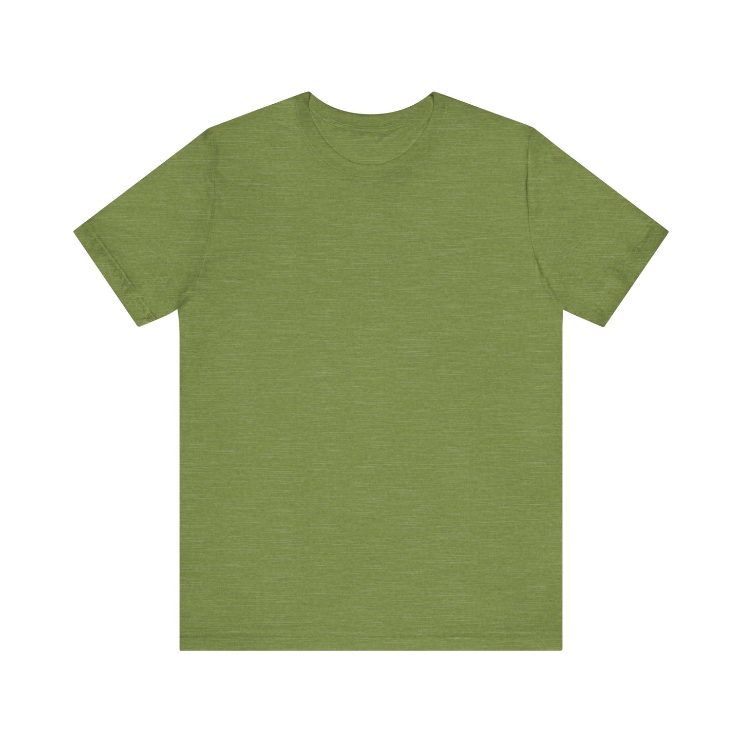 Unisex Heather Leaf Green Light Blend Jersey Short Sleeve T Shirt
