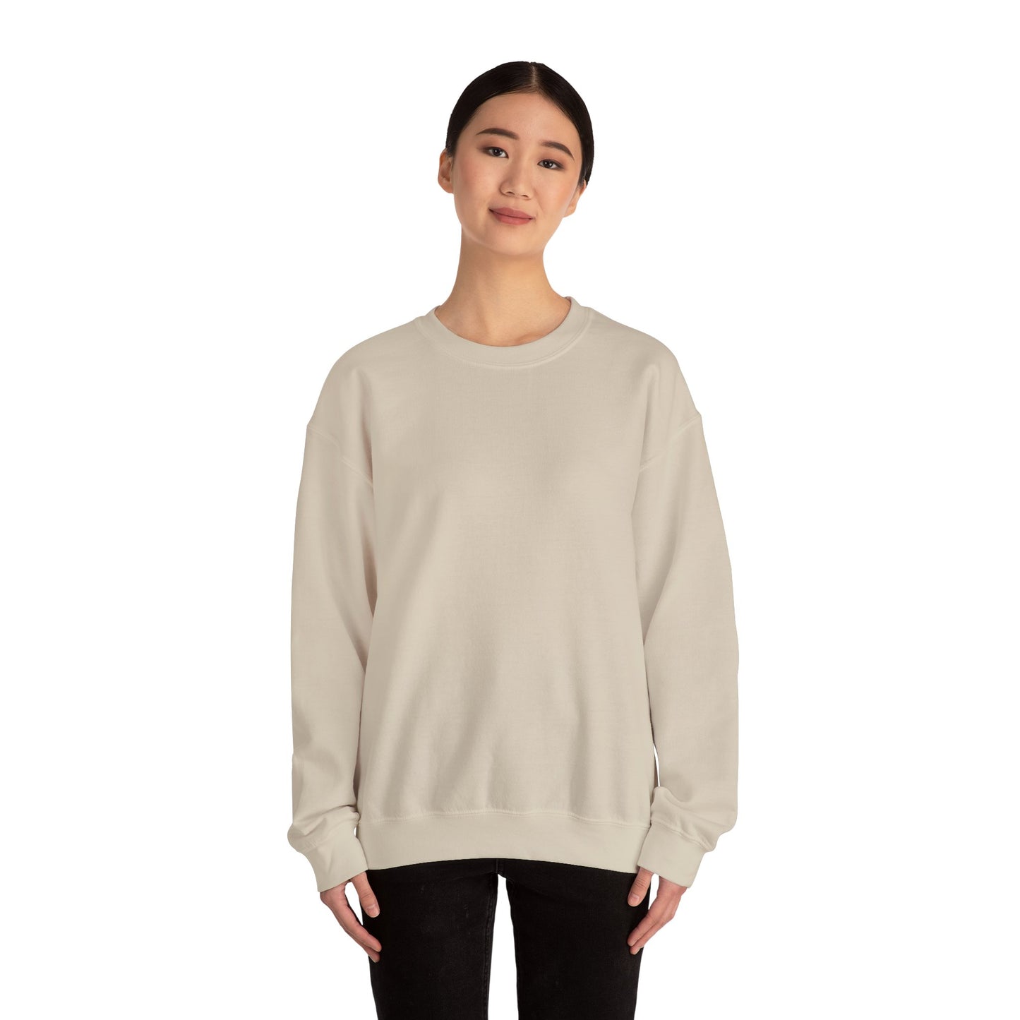 Unisex Latte Brown Medium Heavy Blend ™ Crewneck Sweatshirt
