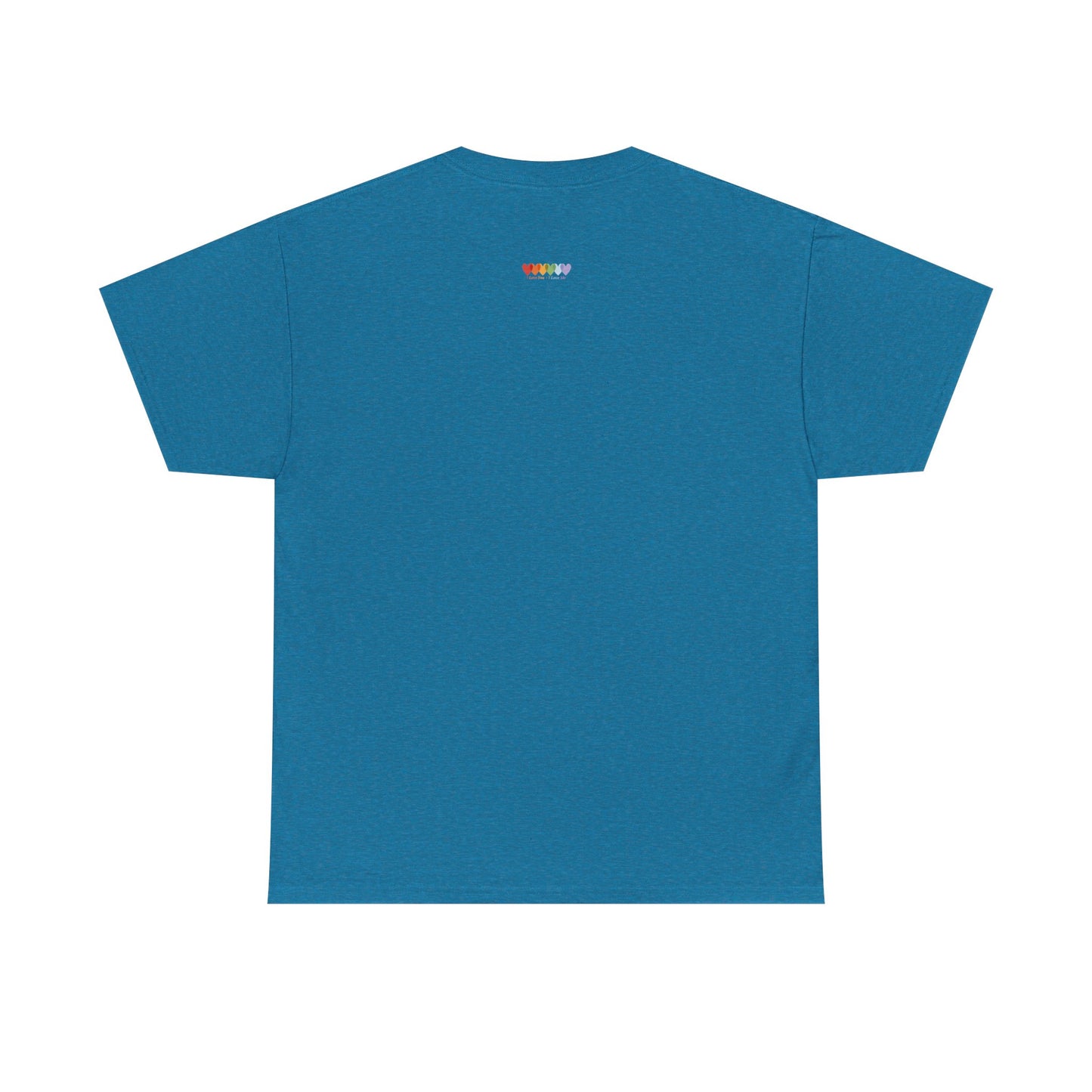 Unisex Antique Sapphire Blue Medium Blend Cotton Short Sleeve T Shirt