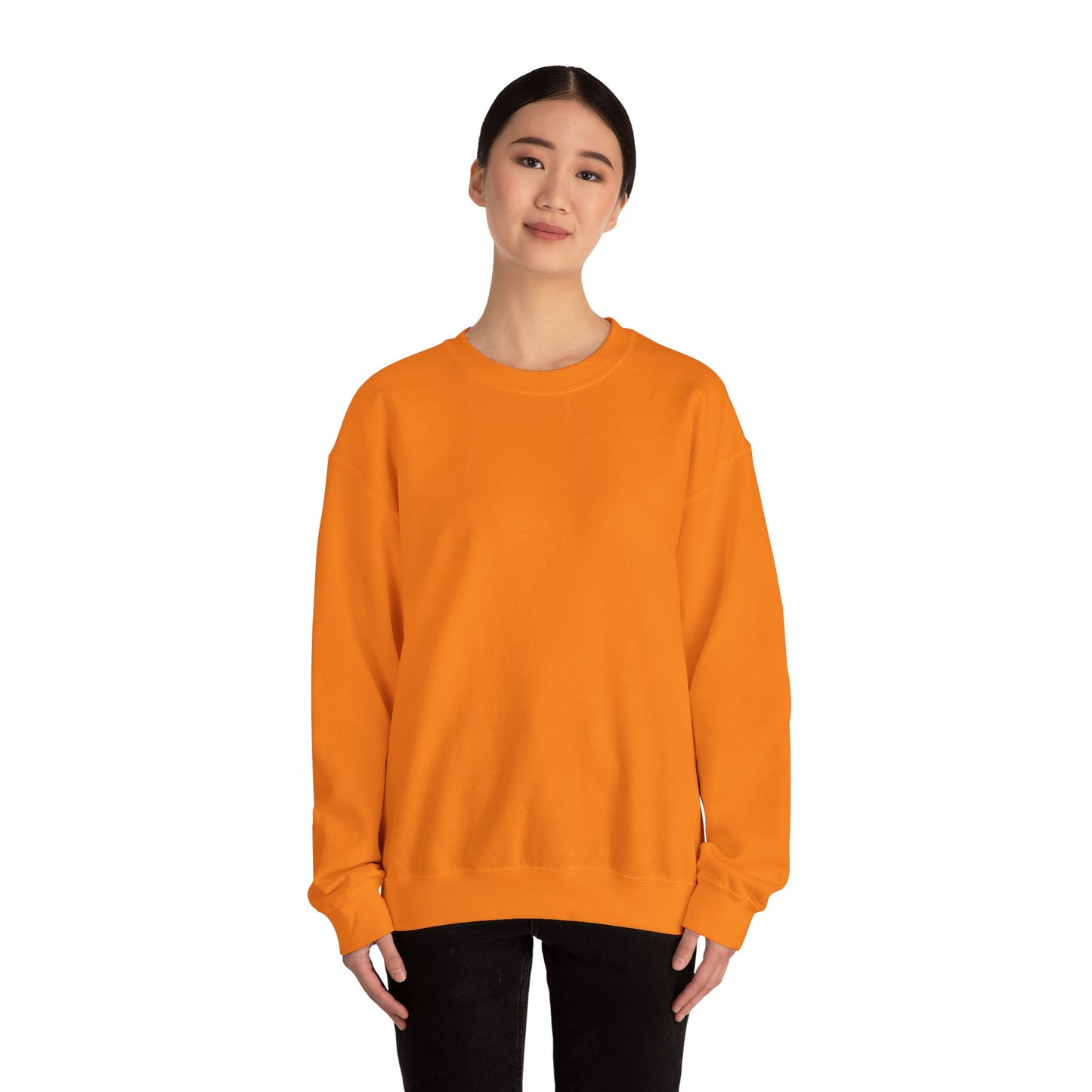 Unisex Tiger Orange Medium Heavy Blend ™ Crewneck Sweatshirt
