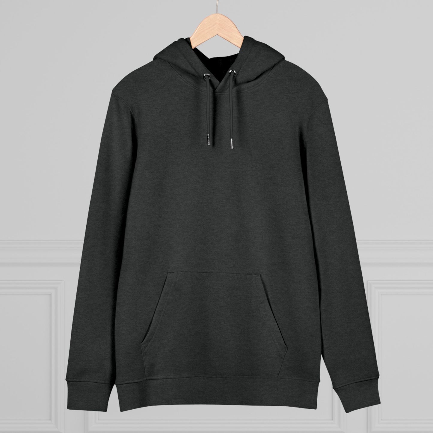 Unisex Dark Heather Grey Organic Heavy Blend Cruiser Hoodie