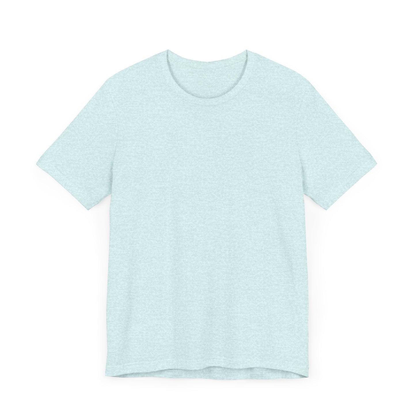 Unisex Heather Prism Ice Blue Light Blend Jersey Short Sleeve T Shirt