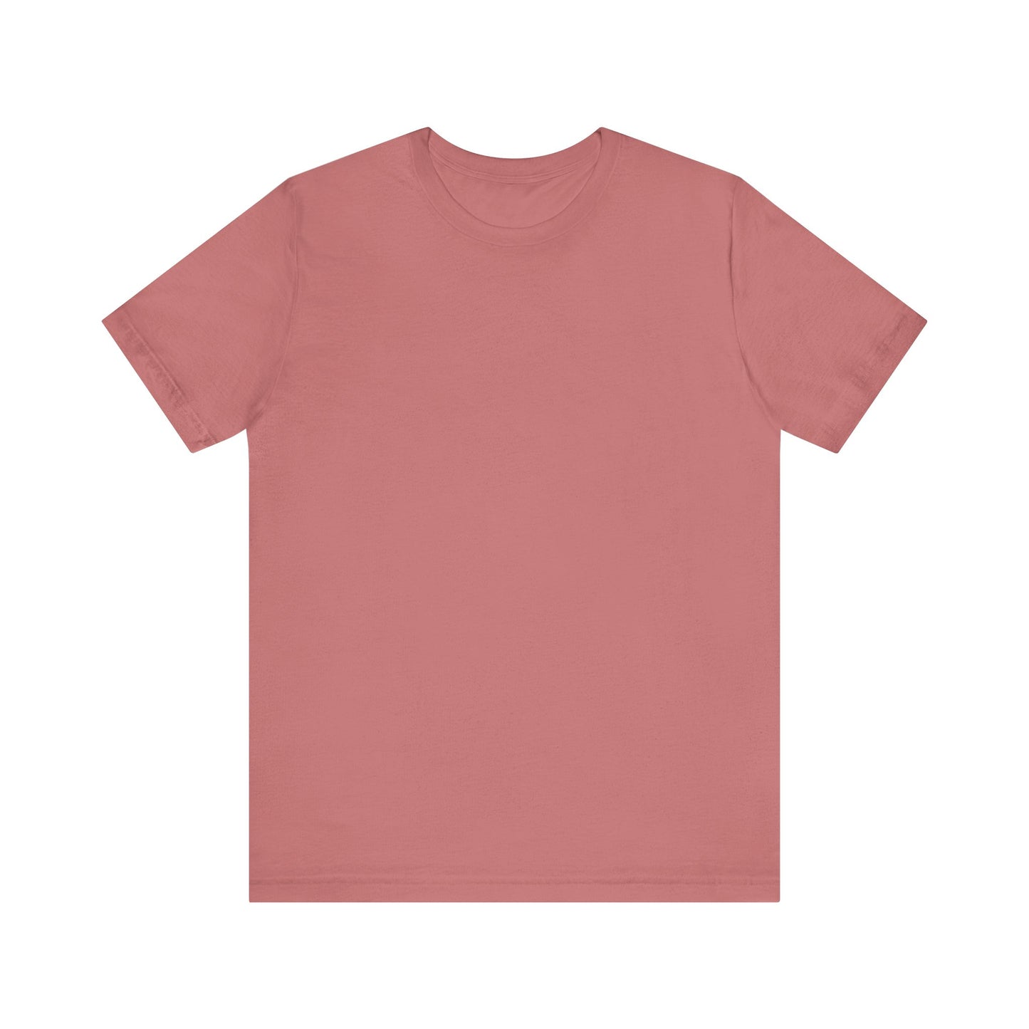Unisex Dusty Mauve Light Blend Jersey Short Sleeve T Shirt