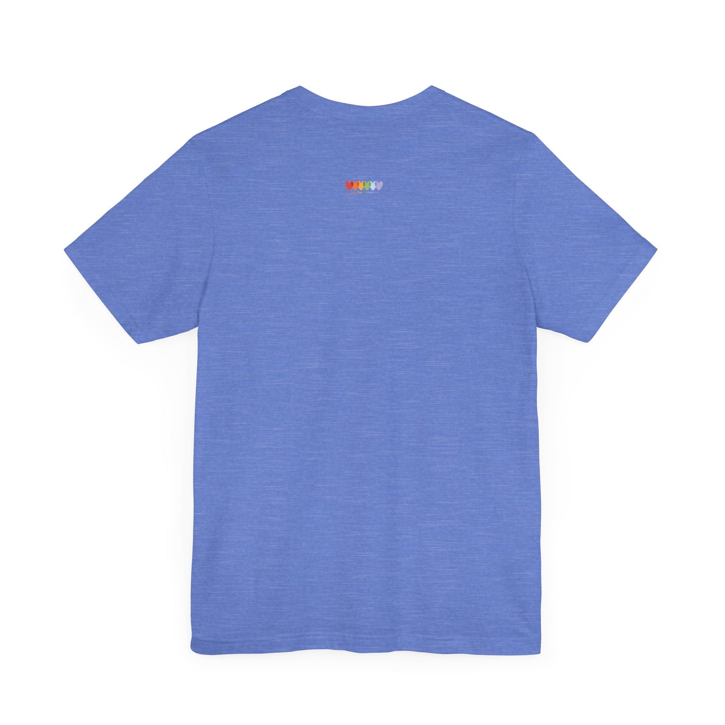 Unisex Heather Columbia Blue Light Blend Jersey Short Sleeve T Shirt