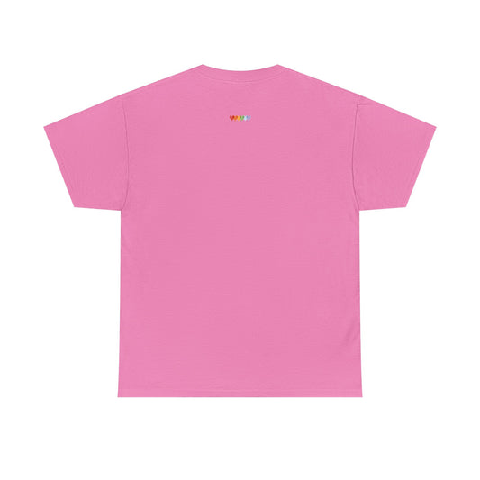 Unisex Flamingo Pink Medium Blend Cotton Short Sleeve T Shirt