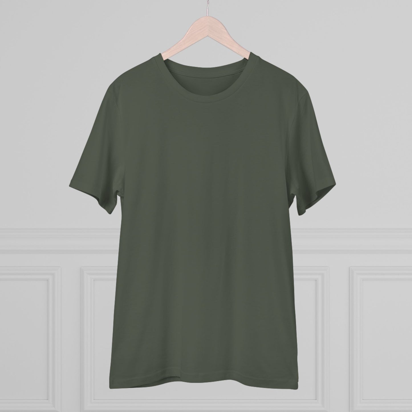 Unisex Khaki Green Organic Creator T Shirt