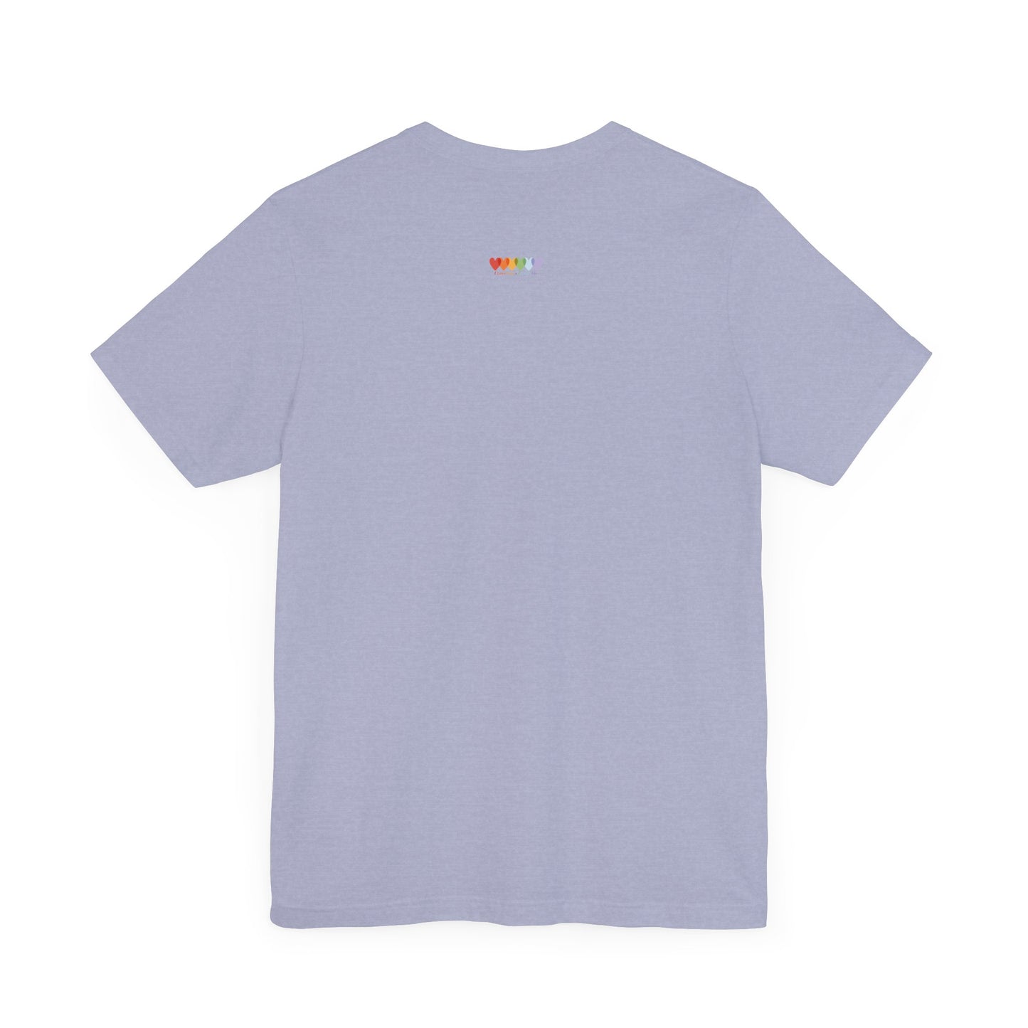 Unisex Heather Blue Light Blend Jersey Short Sleeve T Shirt