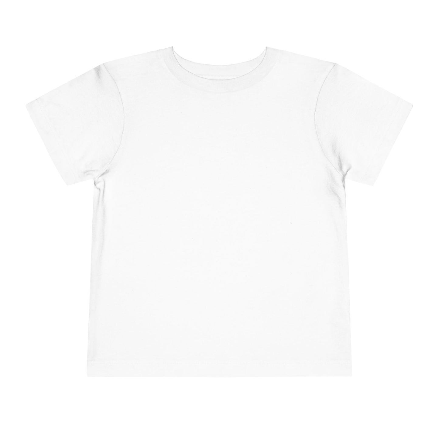 Toddler's White Short Sleeve Light Blend T Shirt