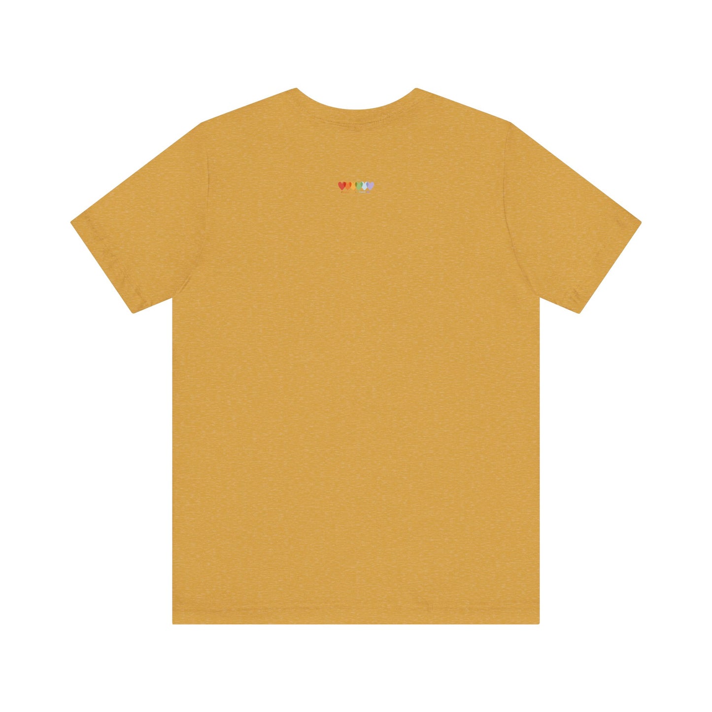 Unisex Heather Mustard Yellow Light Blend Jersey Short Sleeve T Shirt