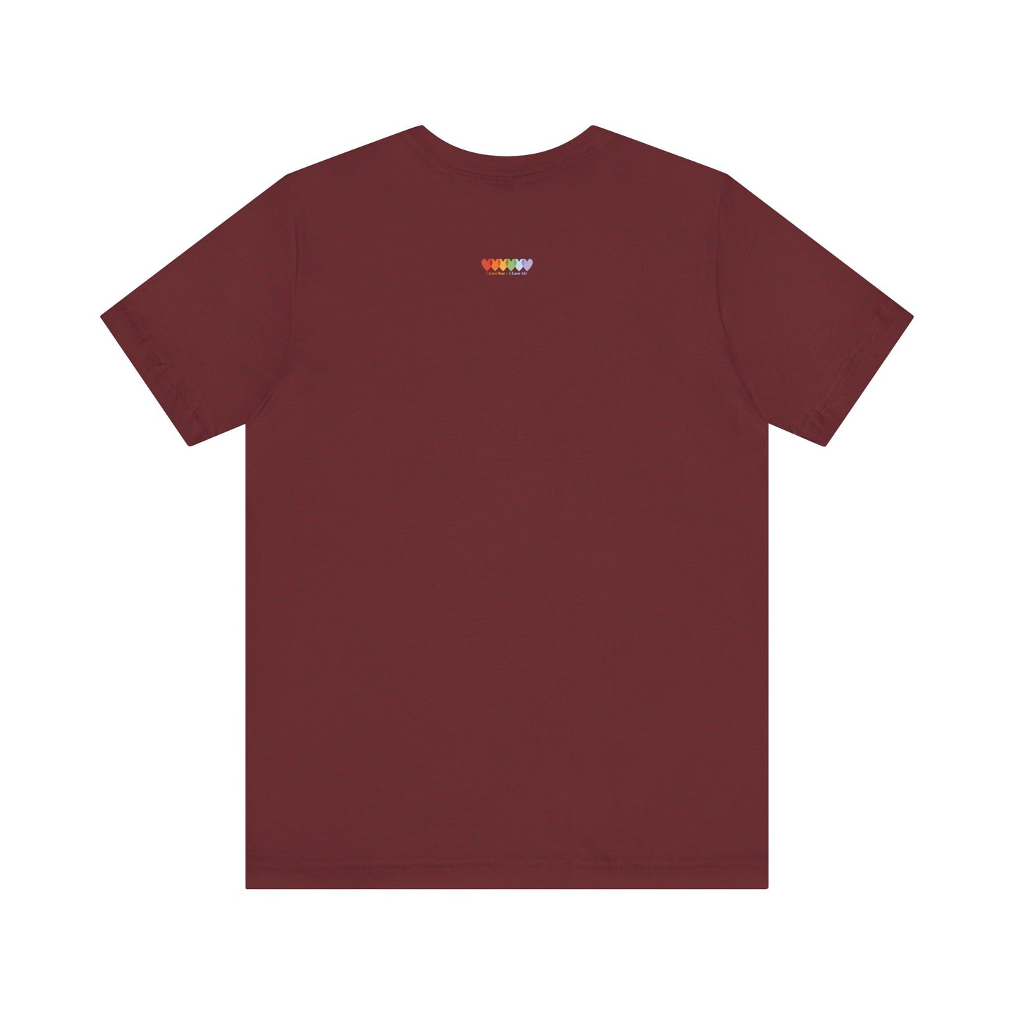 Unisex Heather Cardinal Maroon Light Blend Jersey Short Sleeve T Shirt