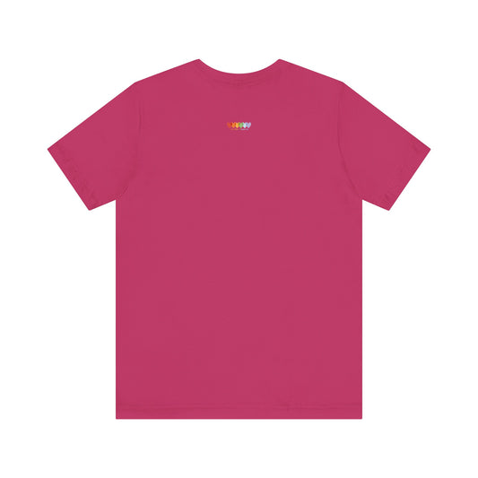 Unisex Berry Pink Light Blend Jersey Short Sleeve T Shirt
