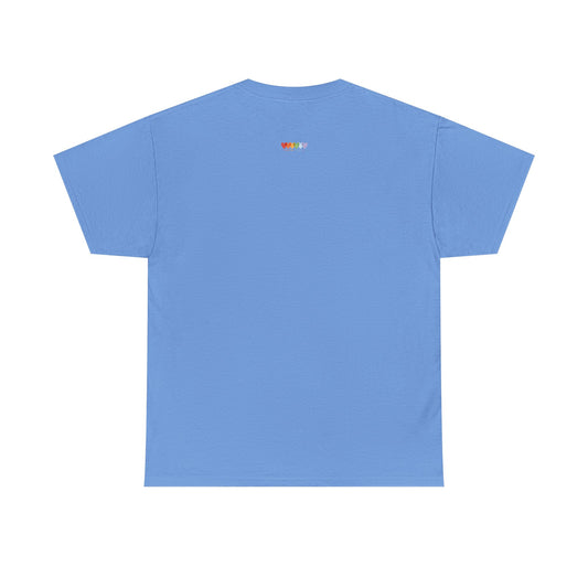 Unisex Carolina Blue Medium Blend Cotton Short Sleeve T Shirt