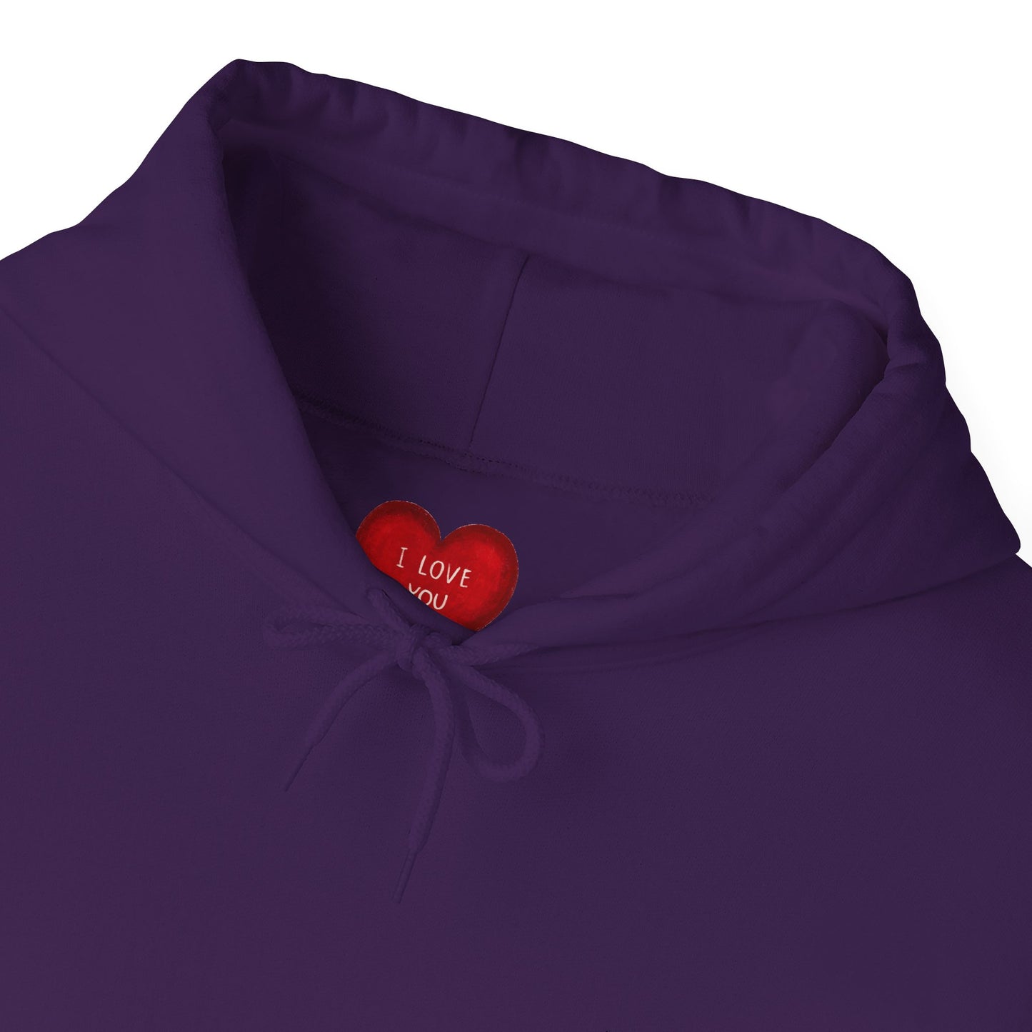 HEART I Love You - Unisex Heavy Blend™ Hooded Sweatshirt