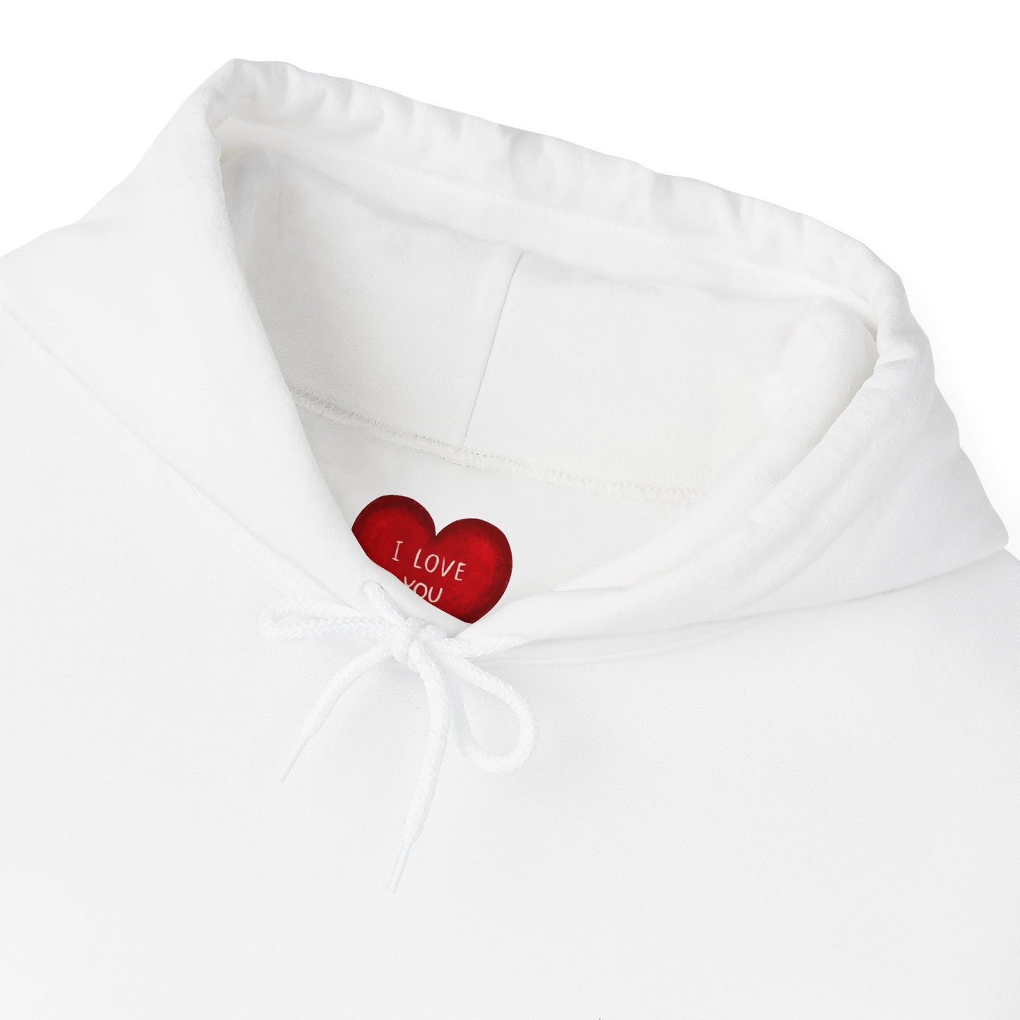 HEART I Love You - Unisex Heavy Blend™ Hooded Sweatshirt