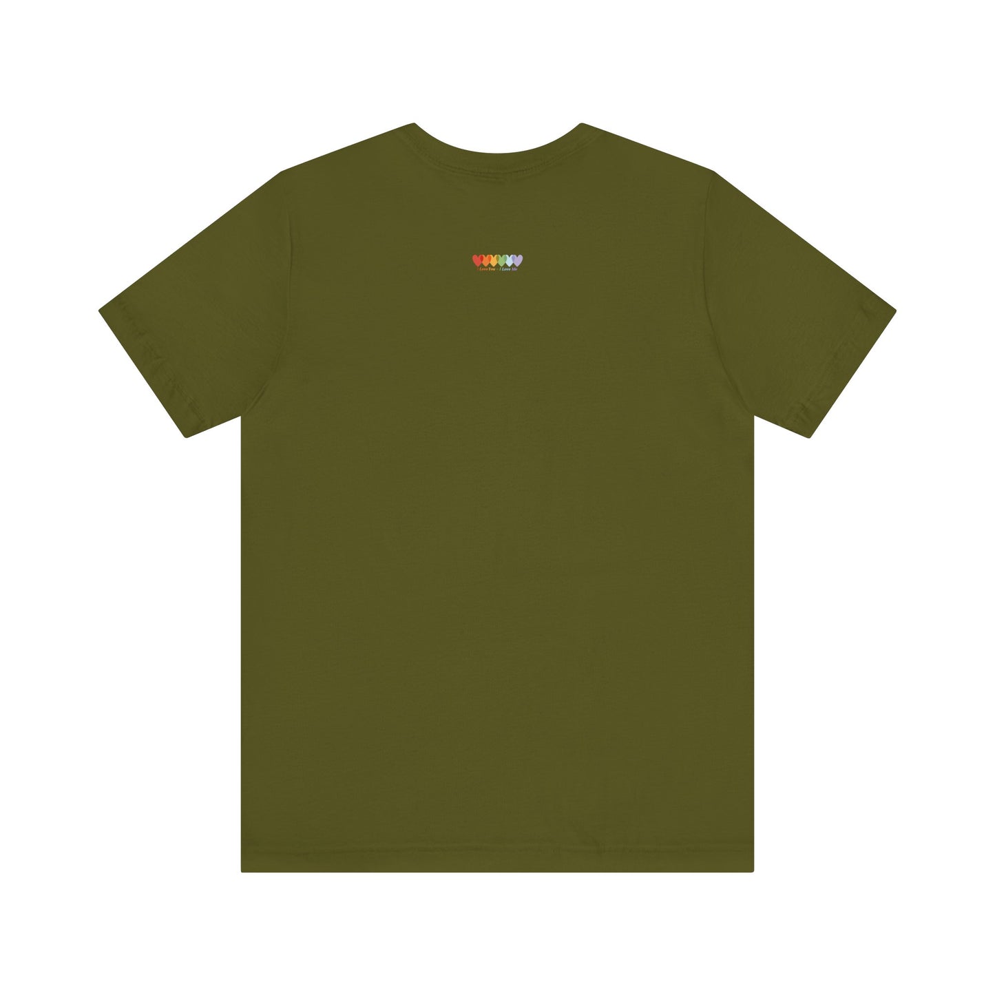 Unisex Olive Green Light Blend Jersey Short Sleeve T Shirts