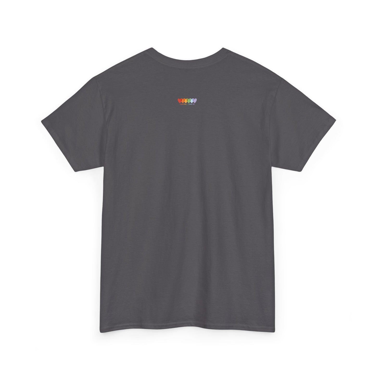 Unisex Charcoal Grey Medium Blend Cotton Short Sleeve T Shirt