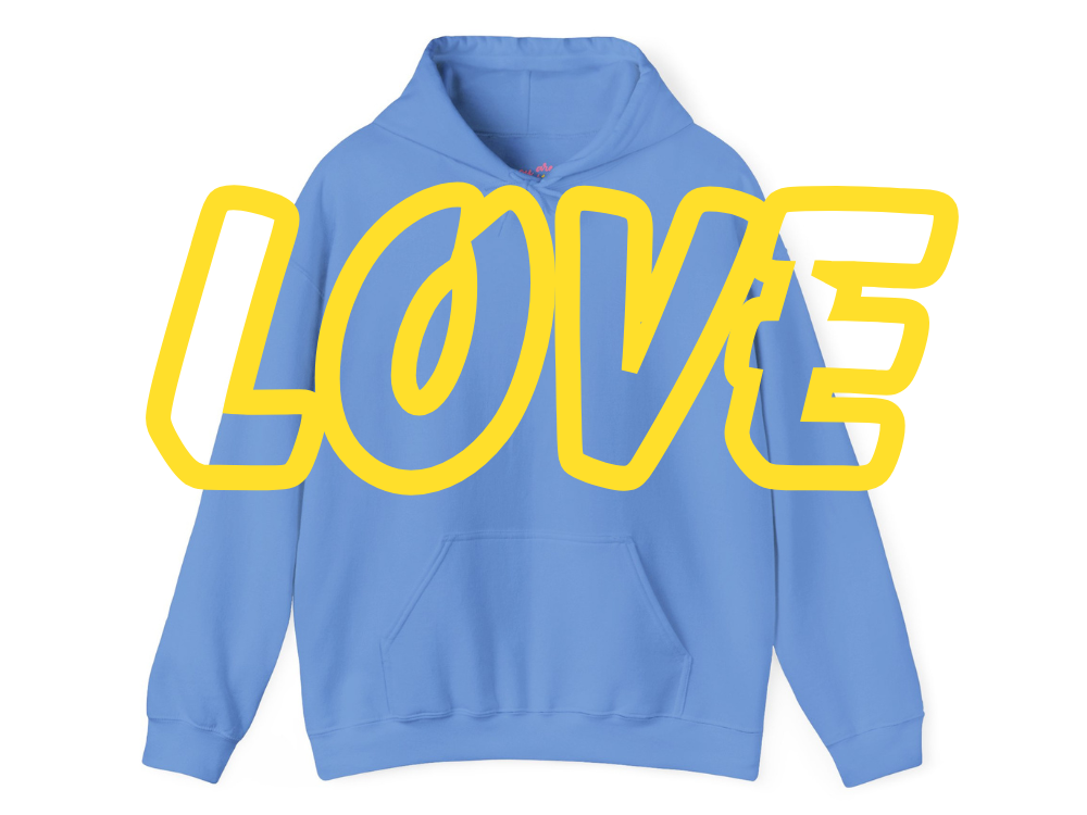 LOVE - HOODED SWEATSHIRT