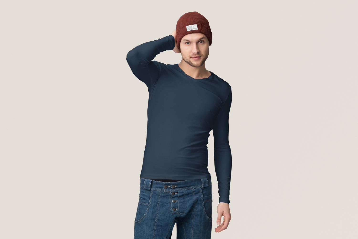 Men's Organic Long Sleeve T Shirt