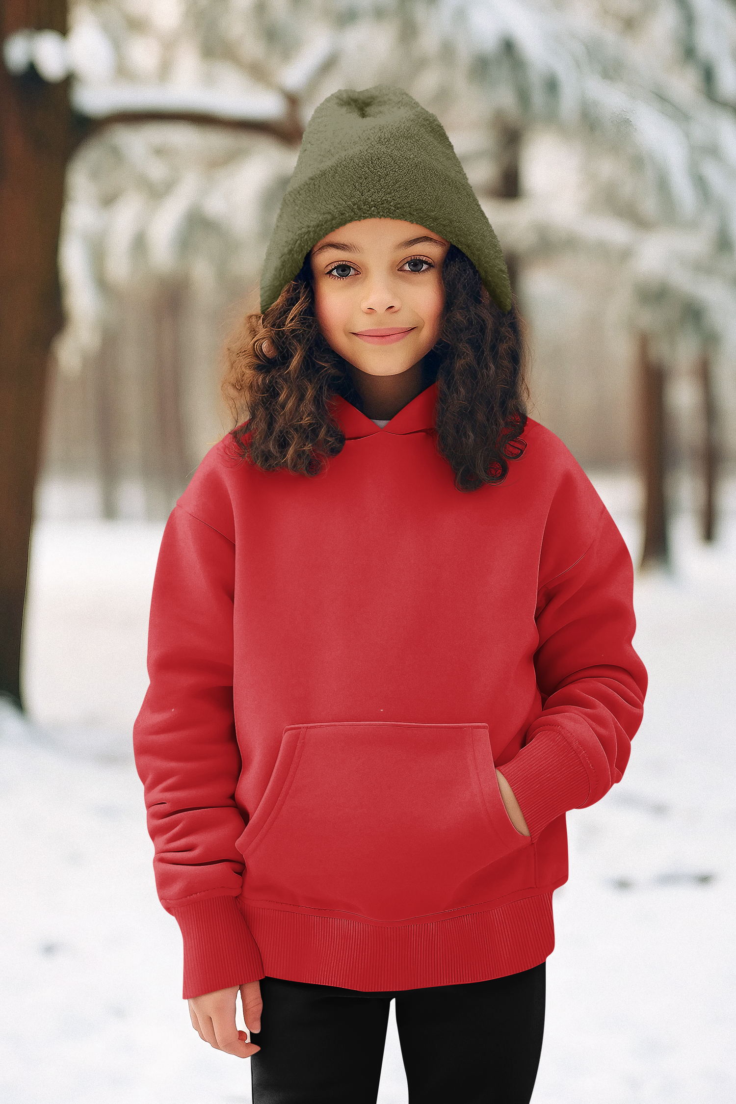 Girls Medium Blend Hooded Sweatshirts ******************