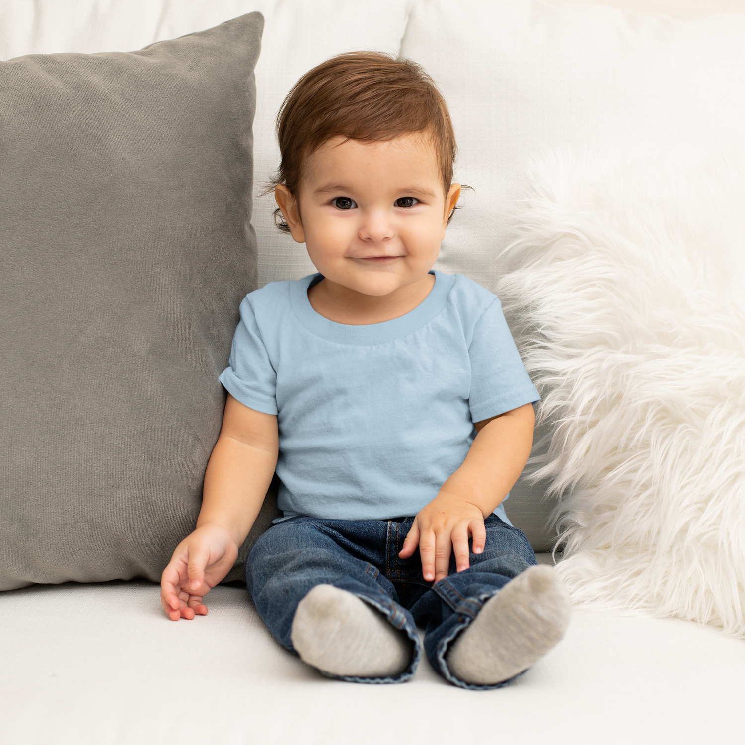 Infant Heavy Cotton Short Sleeve T Shirt