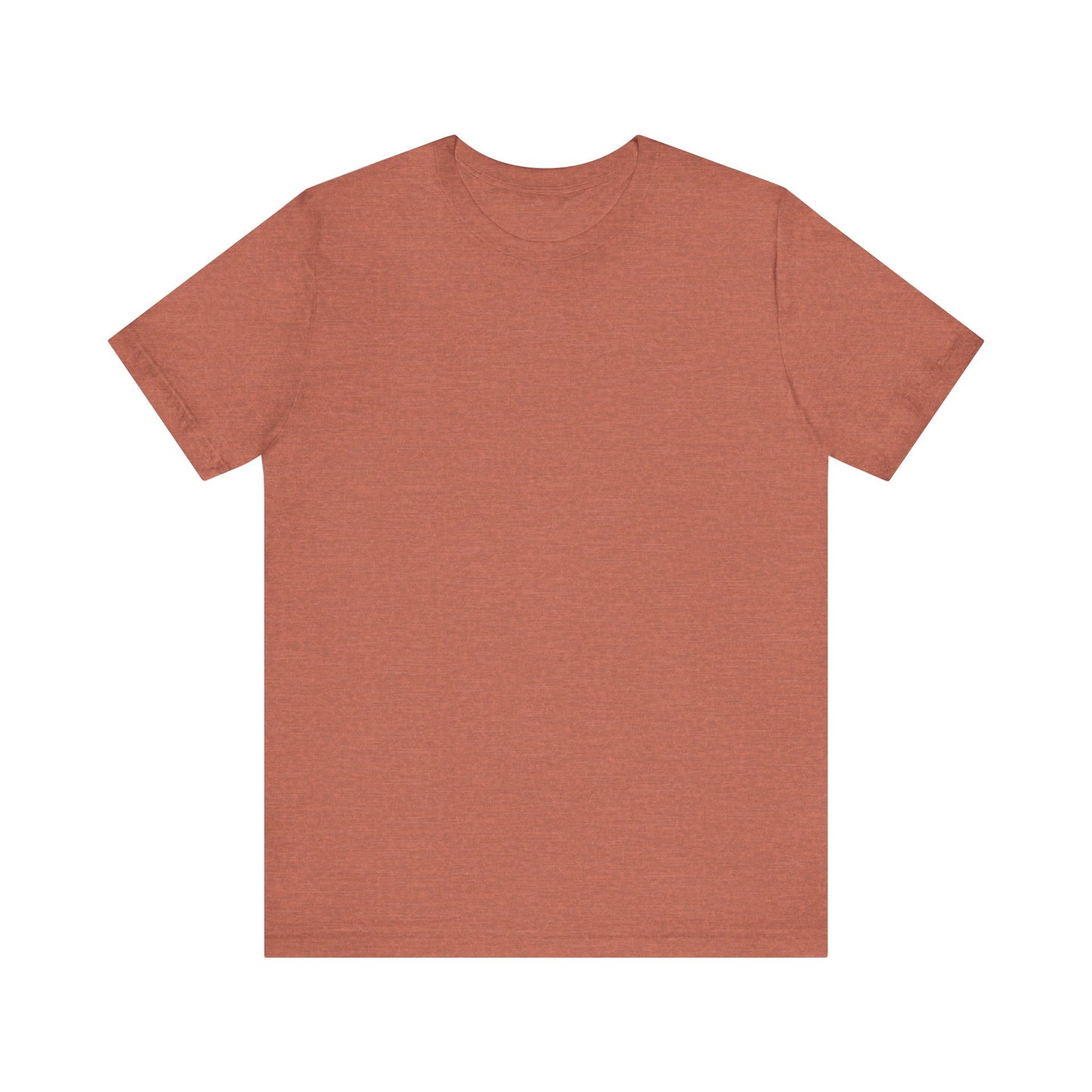 Unisex Heather Clay Brown Light Blend Jersey Short Sleeve T Shirt