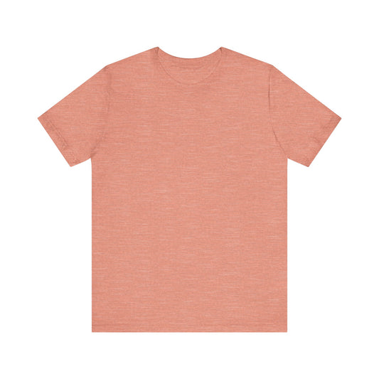 Unisex Heather Prism Sunset Pink Light Blend Jersey Short Sleeve T Shirt