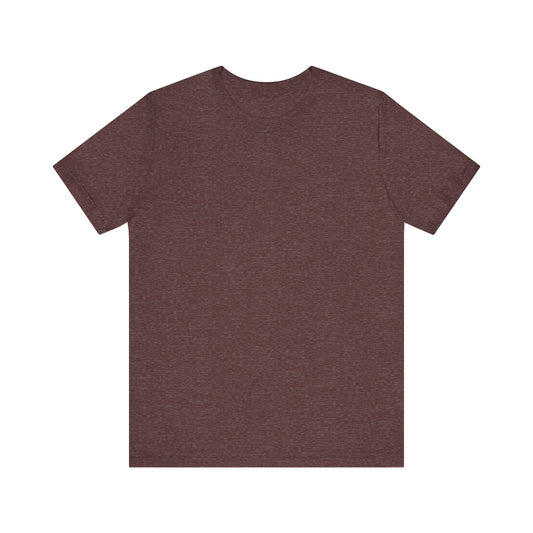 Unisex Heather Maroon Light Blend Jersey Short Sleeve T Shirt