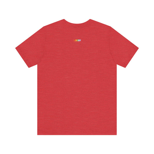 Unisex Heather Red Light Blend Jersey Short Sleeve T Shirt
