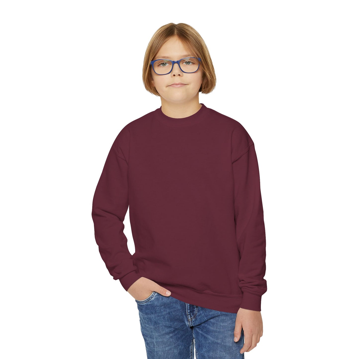 Youth Boy's Medium Heavy Blend Crewneck Sweatshirt *