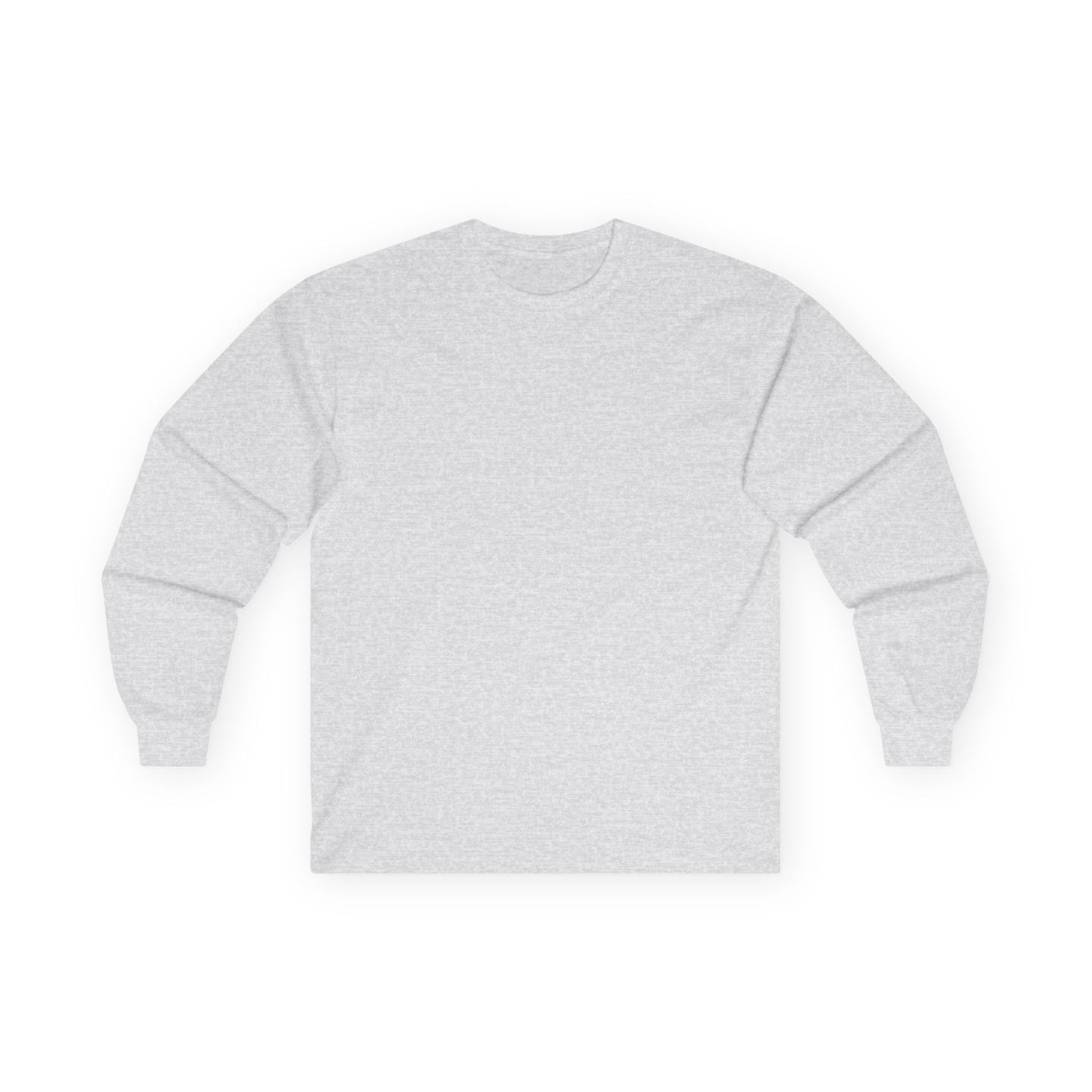 Unisex Ultra Cotton Sport Grey Long Sleeve Medium Blend T Shirt