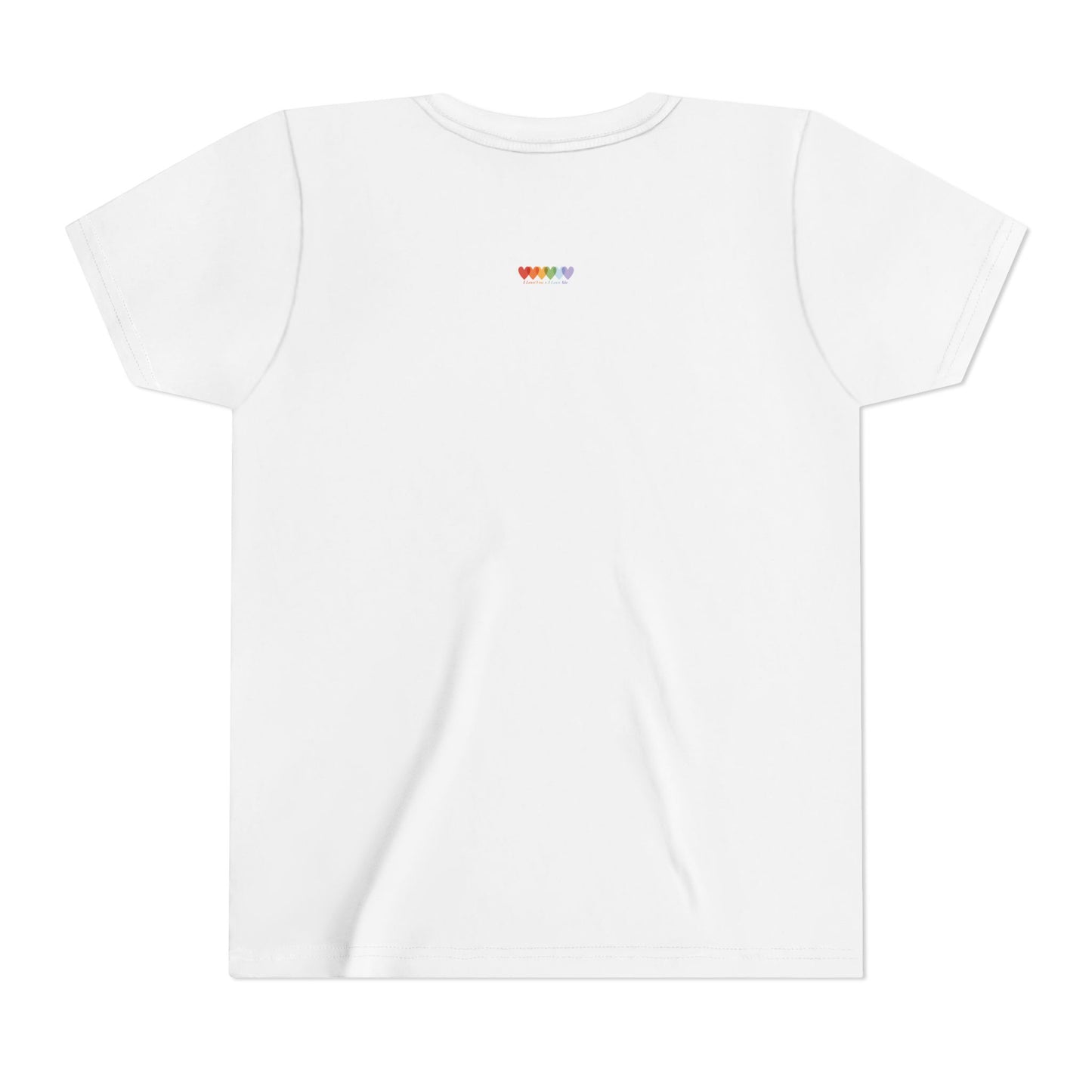 Children's White Short Sleeve Lightweight T Shirt