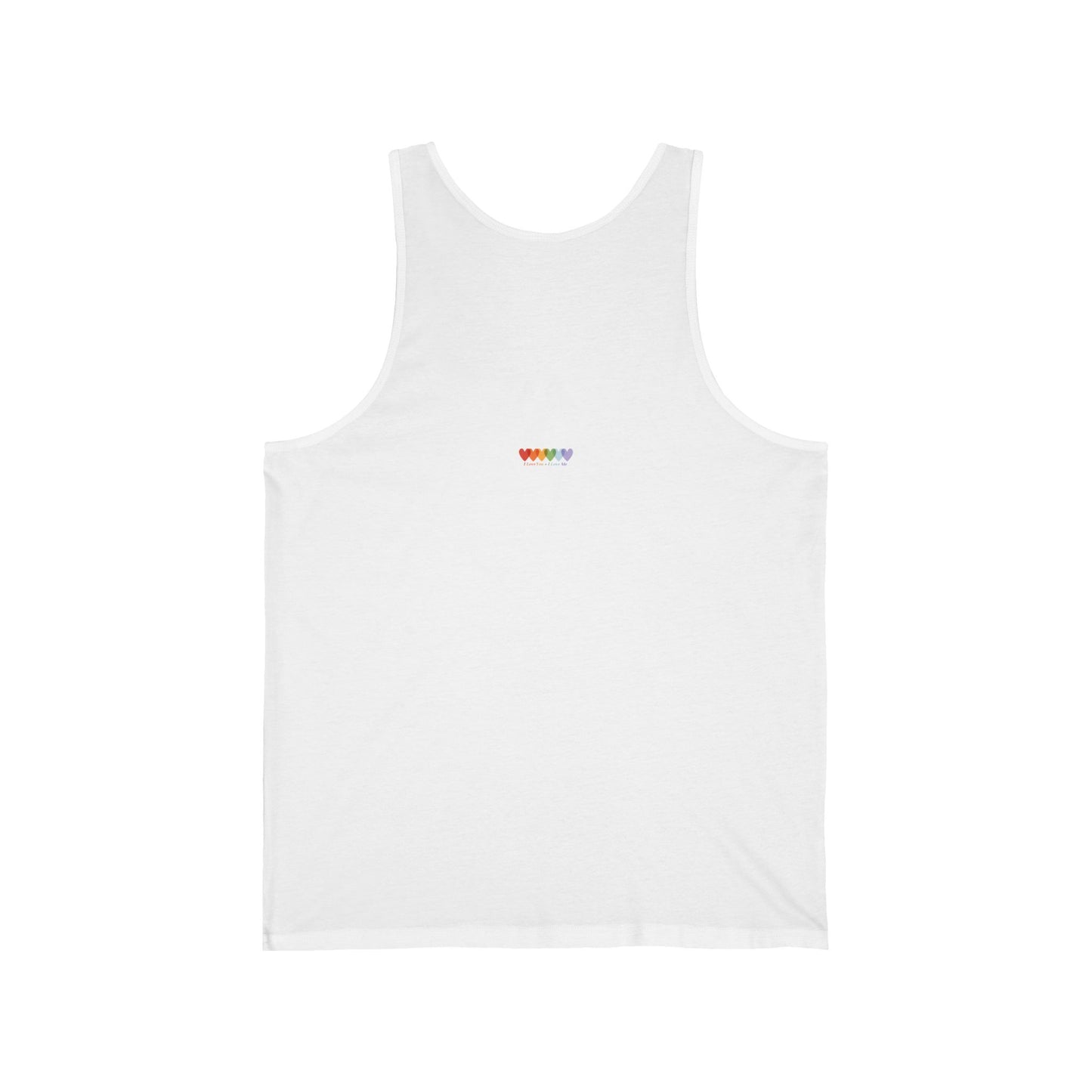 Unisex Snow White Extra Light Blend Jersey Tank Top