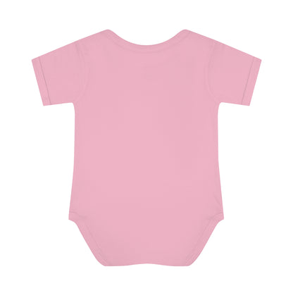 Infants Light Blend Short Sleeve Ribbed Bodysuit