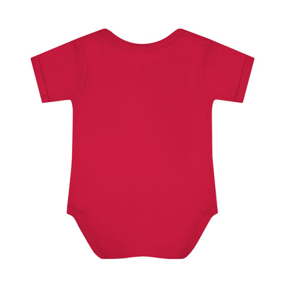 Infants Light Blend Short Sleeve Ribbed Bodysuit