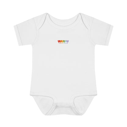 Infants Light Blend Short Sleeve Ribbed Bodysuit