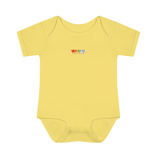 Infants Light Blend Short Sleeve Ribbed Bodysuit