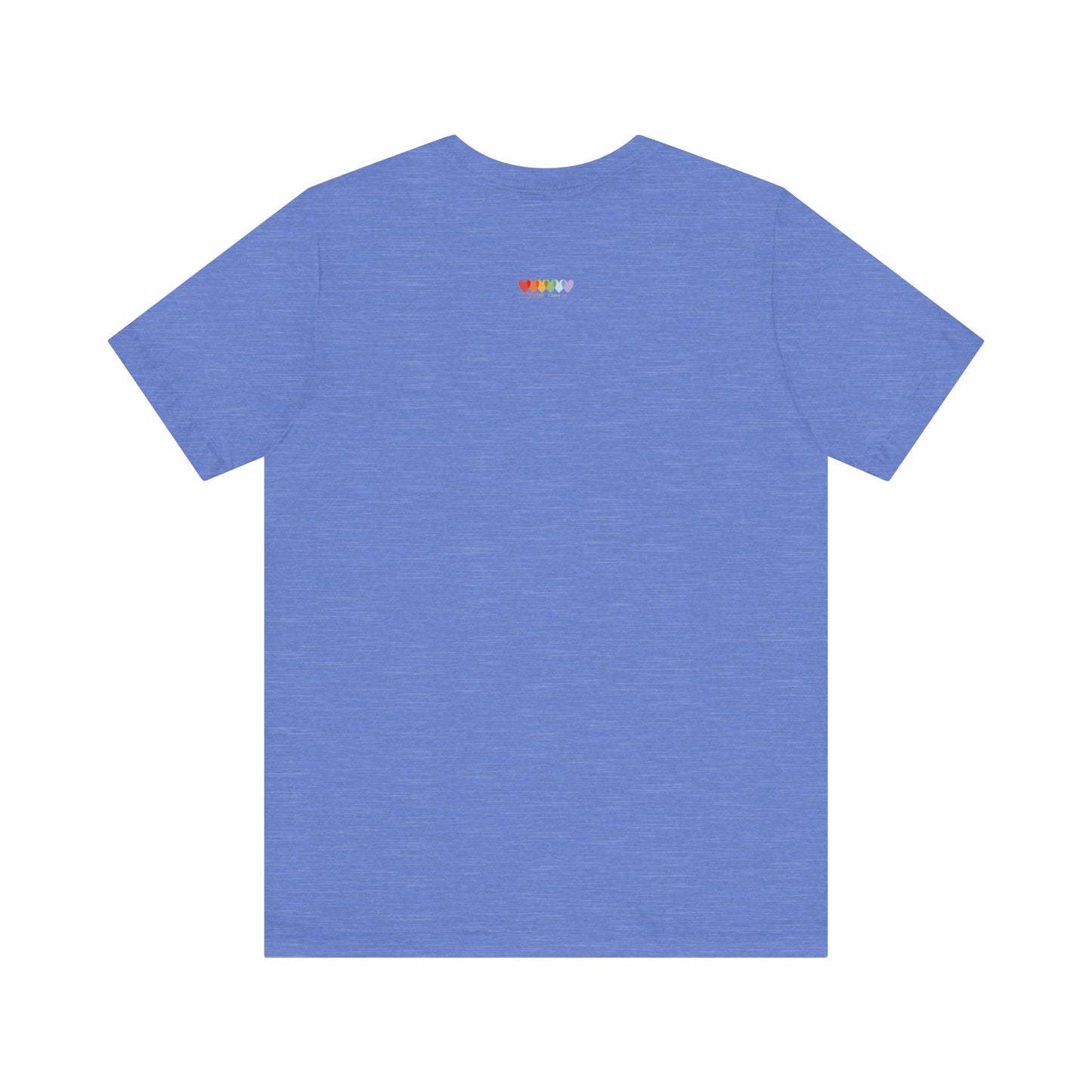 Unisex Heather Columbia Blue Light Blend Jersey Short Sleeve T Shirt