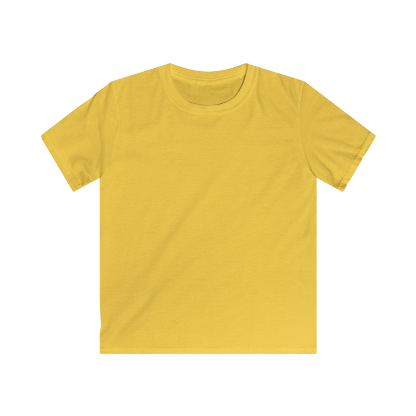 Childrens Daisy Yellow Light Blend Softstyle T Shirt