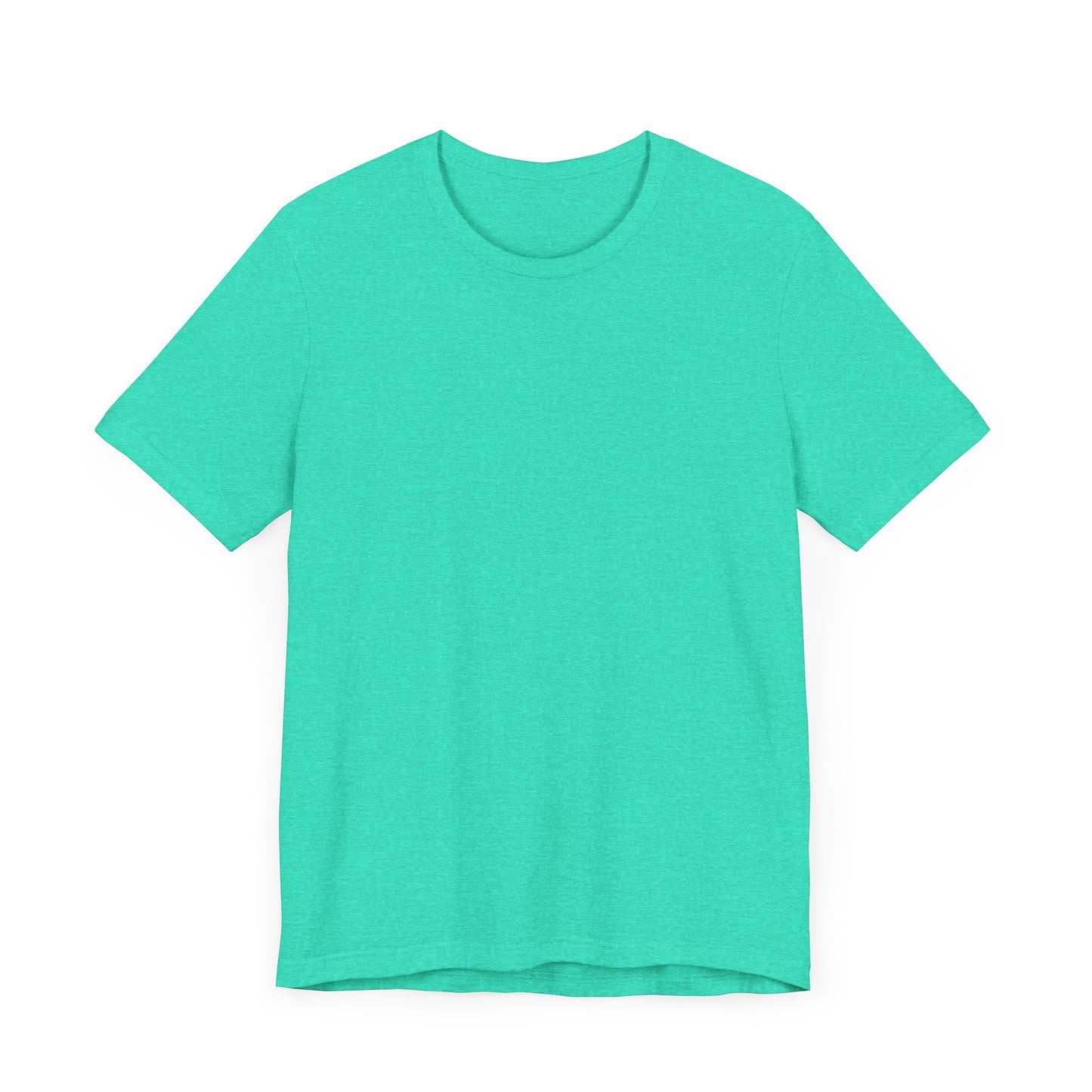 Unisex Heather Sea Green Light Blend Jersey Short Sleeve T Shirt
