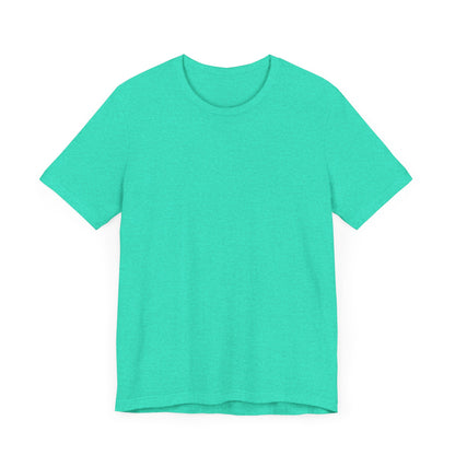 Unisex Heather Sea Green Light Blend Jersey Short Sleeve T Shirt